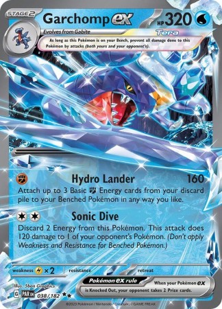 Garchomp ex #38 Pokemon Paradox Rift