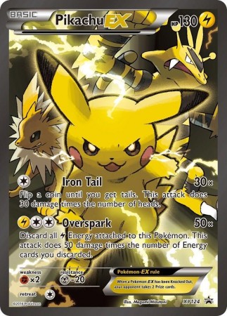 Pikachu EX [Jumbo] #XY124 Pokemon Promo