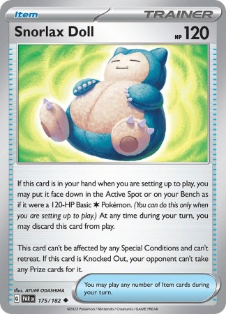 Snorlax Doll #175 Pokemon Paradox Rift