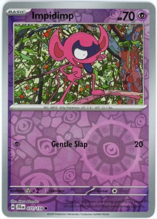 Impidimp [Reverse Holo] #71 Pokemon Journey Together