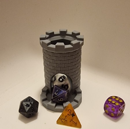 Mini Dice Tower -  Grå