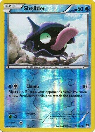 Shellder [Reverse Holo] #23 Pokemon BREAKpoint