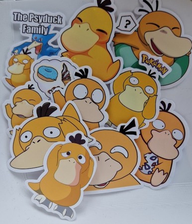 Klistremerker - pokemon - Psyduck