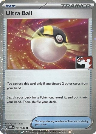 Ultra Ball [Cosmo Holo Prize Pack] #131 Pokemon Mega Evolution