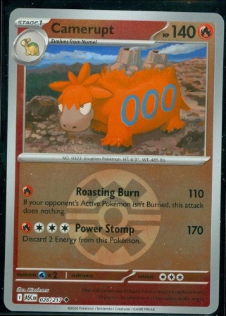 Camerupt [Ball] #28 Pokemon Ascended Heroes