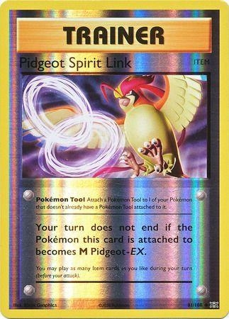 Pidgeot Spirit Link [Reverse Holo] #81 Pokemon Evolutions