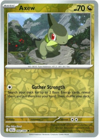 Axew [Reverse] #68 Pokemon Black Bolt