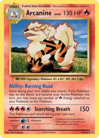 Arcanine #18 Pokemon Evolutions