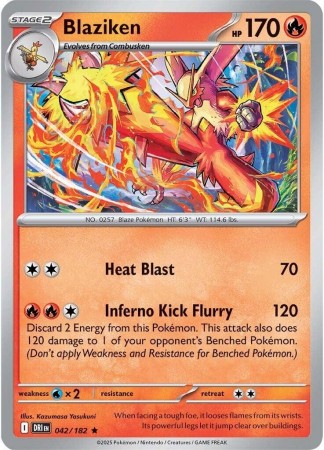 Blaziken #42 Pokemon Destined Rivals