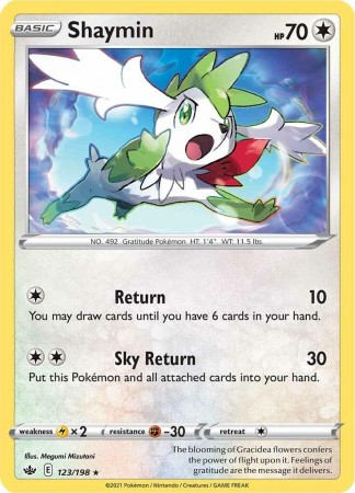 Shaymin #123 Pokemon Chilling Reign