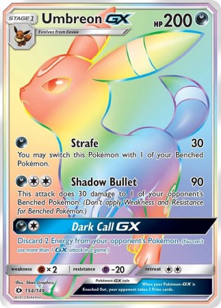 Umbreon GX #154 Pokemon Sun & Moon