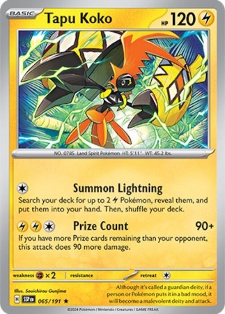 Tapu Koko #65 Pokemon Surging Sparks