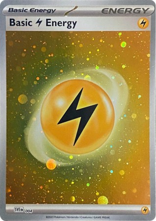 Basic Lightning Energy [Cosmos Holo] #4 Pokemon Scarlet & Violet Energy