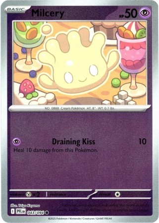 Milcery [Reverse Holo] #43 Pokemon Phantasmal Flames