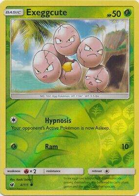 Exeggcute [Reverse Holo] #4 Pokemon Crimson Invasion