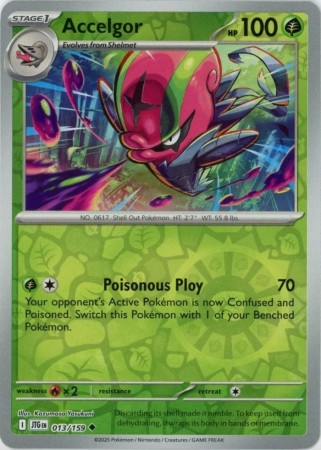 Accelgor [Reverse Holo] #13 Pokemon Journey Together