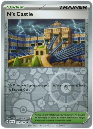 N's Castle [Reverse Holo] #152 Pokemon Journey Together