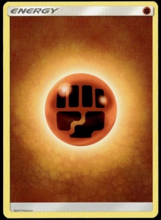 Fighting Energy Sun & Moon Reverse Holo