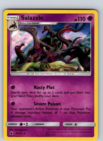 Salazzle #47 Pokemon Crimson Invasion