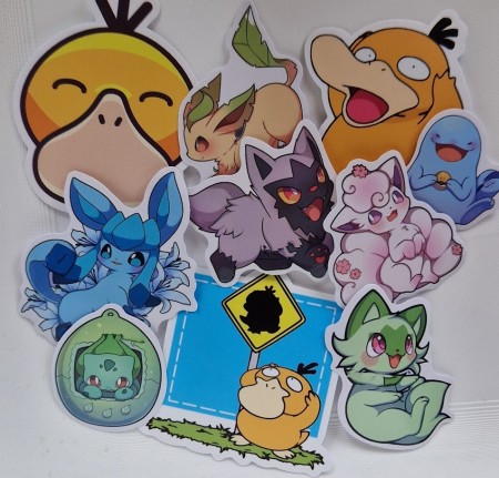 Klistremerker - pokemon 