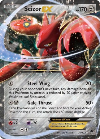 Scizor EX #76 Pokemon BREAKpoint