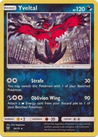 Yveltal [Reverse Holo] #54 Pokemon Shining Legends