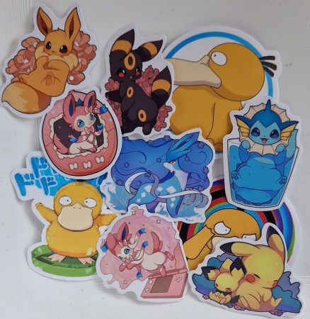 Klistremerker - pokemon