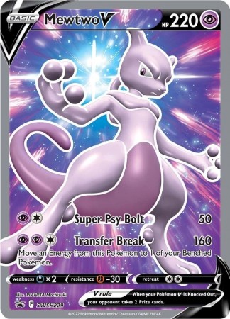 Mewtwo V #SWSH229 Pokemon Promo