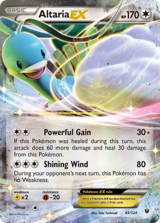 Altaria EX #83 Pokemon Fates Collide