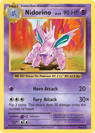 Nidorino #44 Pokemon Evolutions