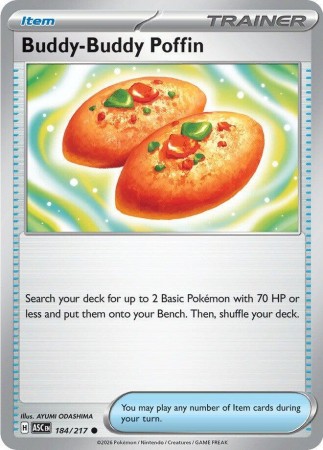 Buddy-Buddy Poffin #184 Pokemon Ascended Heroes