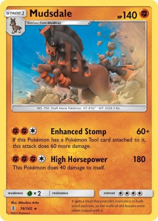 Mudsdale #76 Pokemon Guardians Rising
