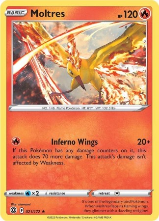 Moltres #21 Pokemon Brilliant Stars