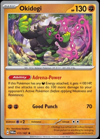Okidogi #111 Pokemon Twilight Masquerad