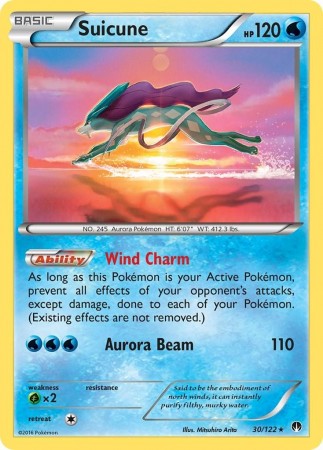 Suicune #30 Pokemon BREAKpoint