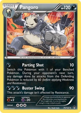 Pangoro #75 Pokemon BREAKpoint