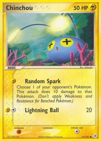 Chinchou #57 Pokemon Hidden Legends