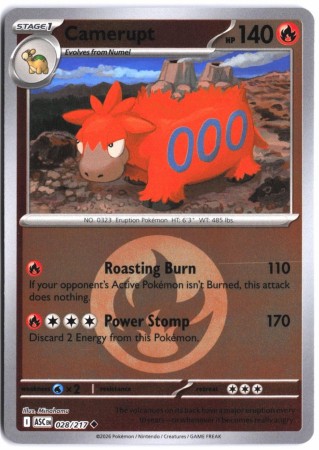 Camerupt [Energy] #28 Pokemon Ascended Heroes