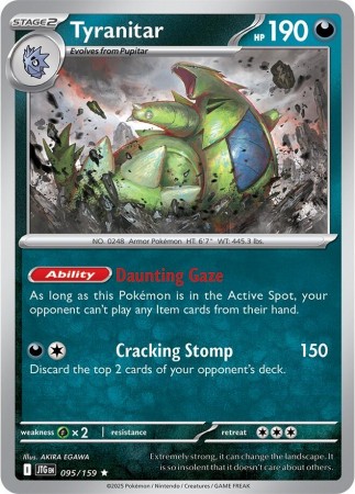 Tyranitar #95 Pokemon Journey Together