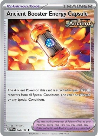 Ancient Booster Energy Capsule #140 Pokemon Temporal Forces