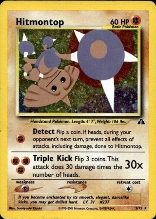 Hitmontop #3 Pokemon Neo Discovery