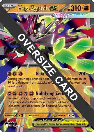 Mega Zygarde EX [Jumbo] #71 Pokemon Promo