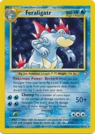 Feraligatr #4 Pokemon Neo Genesis