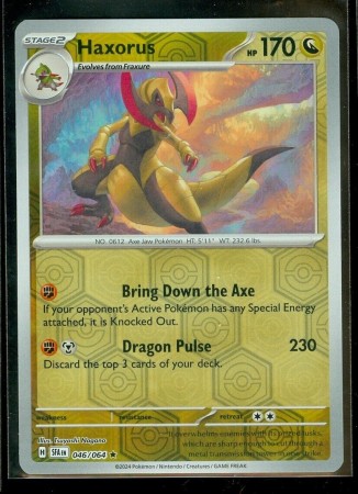Haxorus [Reverse Holo] #46 Pokemon Shrouded Fable