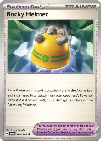 Rocky Helmet #193 Pokemon Scarlet & Violet