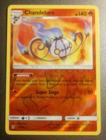 Chandelure [Reverse Holo] #13 Pokemon Guardians Rising