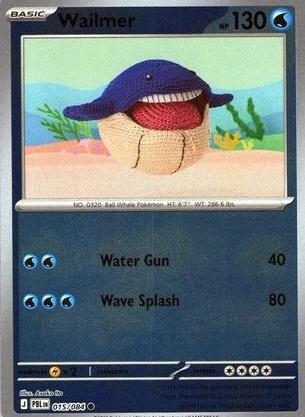 Wailmer [Reverse Holo] #15 Pokemon Pitch Black