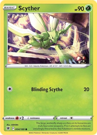 Scyther #4 Pokemon Astral Radiance