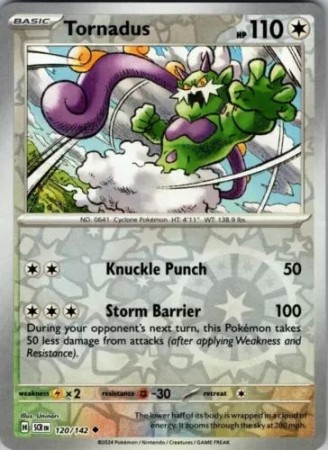 Tornadus [Reverse Holo] #120 Pokemon Stellar Crown
