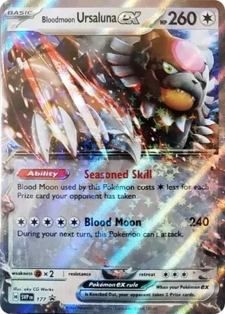 Bloodmoon Ursaluna Ex #177 Pokemon Promo